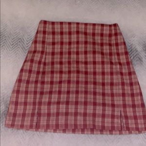 Brandy Melville plaid skirt